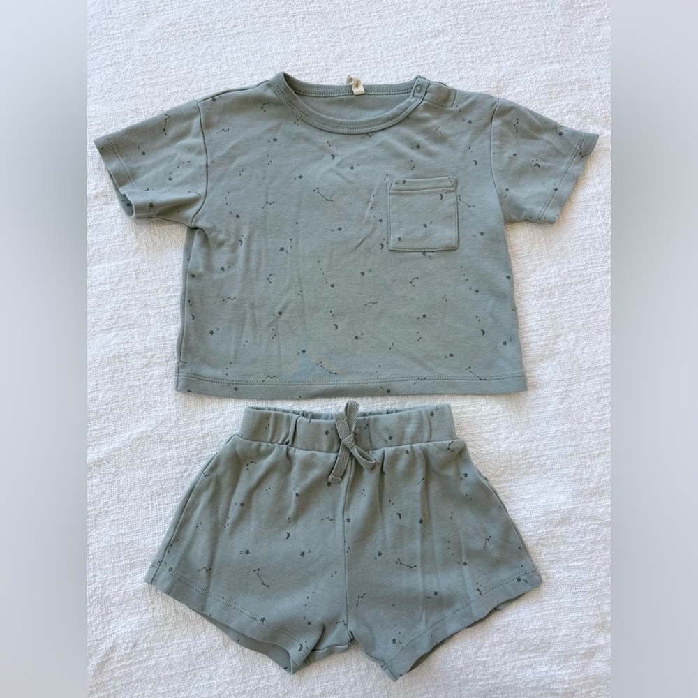 Quincy Mae Short Sleeve and Matching Shorts